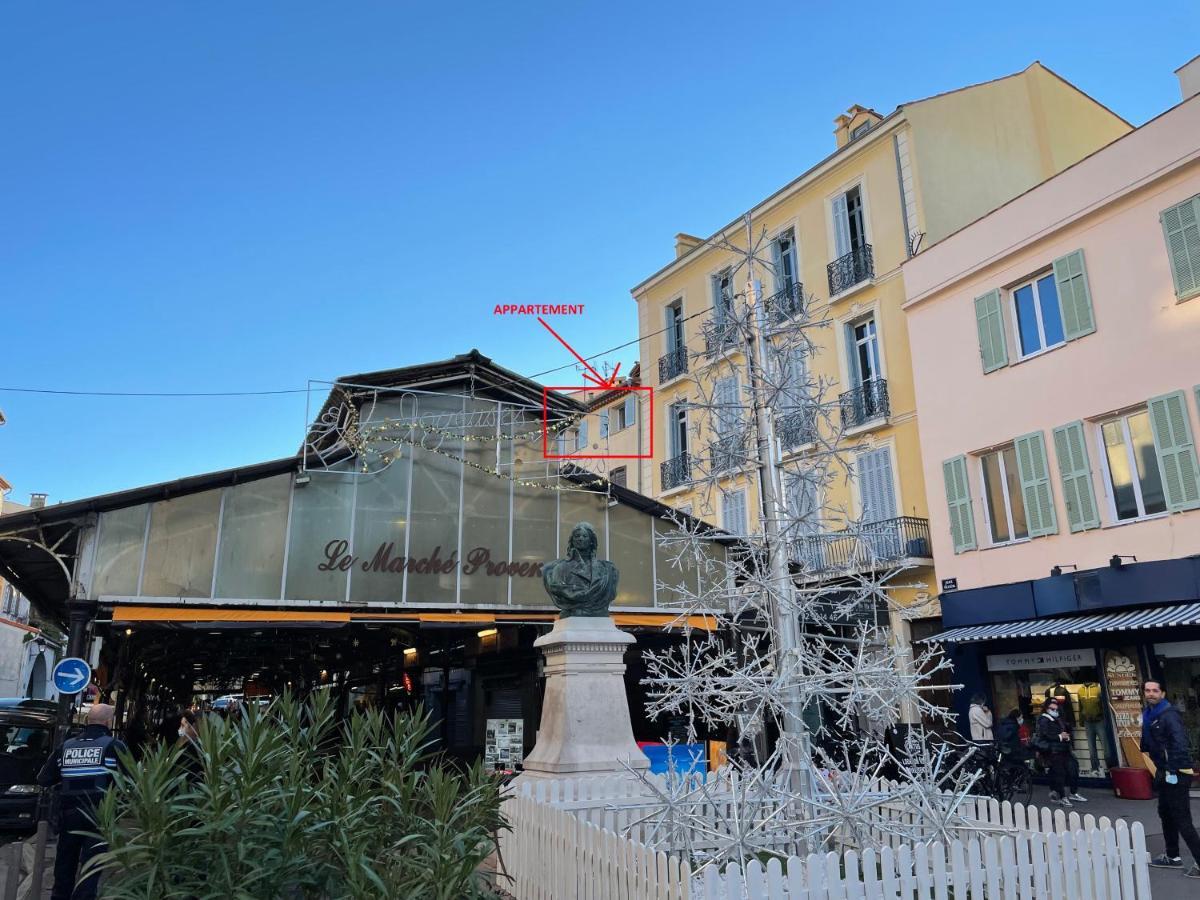 Nice Renting - Massena - Loft - Heart Of Vieil Antibes - The Market With Sea View Kültér fotó